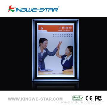 led advertsing  crystal light box